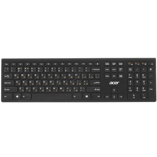 Купить Клавиатура  беспроводная Acer OKR020 цвет черный в интернет-магазине DNS. Характеристики, цена Acer OKR020 | 4707669.