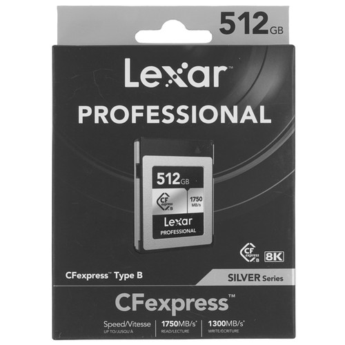 Купить Карта памяти Lexar CFexpress CFexpress Card Type B 512 ГБ [LCXEXSL512G-RNENG] в интернет-магазине DNS. Характеристики, цена  | 9262257.