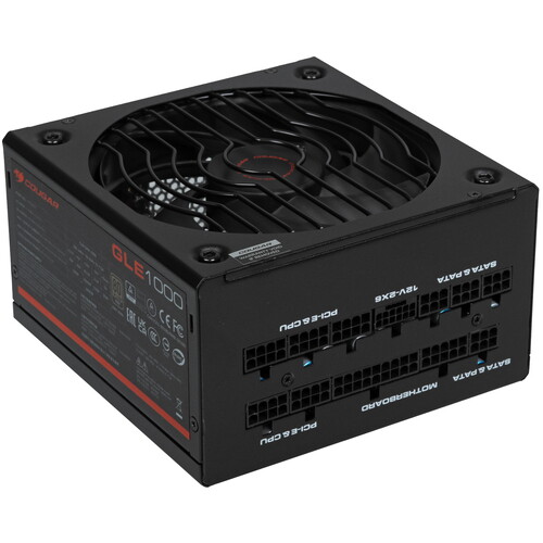 Купить Блок питания Cougar GLE 1000 [CGR GMX-1000] черный в интернет-магазине DNS. Характеристики, цена Cougar GLE 1000 | 5457944.