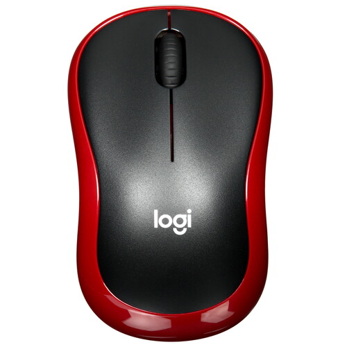 Купить Мышь беспроводная Logitech M186 [910-004133] красный в интернет-магазине DNS. Характеристики, цена Logitech M186 | 5464557.