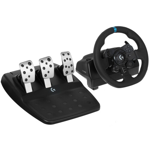 Купить Руль Logitech G923 черный в интернет-магазине DNS. Характеристики, цена Logitech G923 | 4711046.