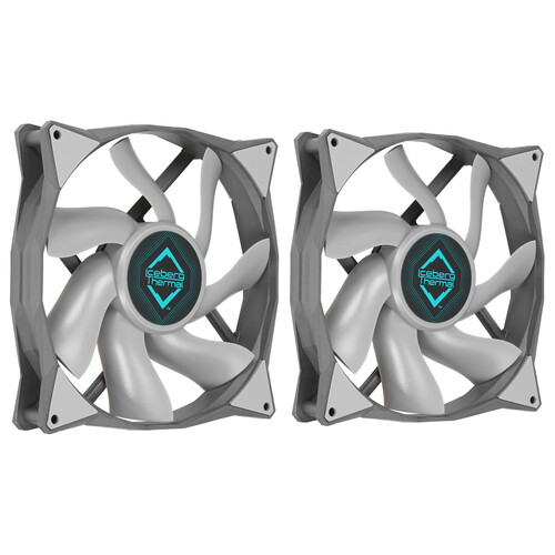 Купить Комплект вентиляторов Iceberg Thermal IceGALE 140mm [IceGALE140mmGRAY2P] серый в интернет-магазине DNS. Характеристики, цена Iceberg Thermal IceGALE 140mm | 5365663.