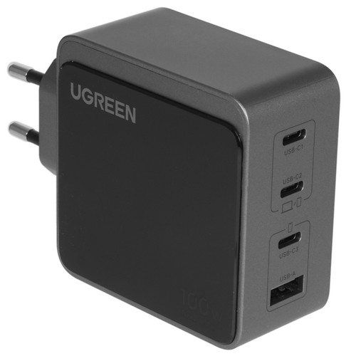 Купить Сетевое зарядное устройство Ugreen X565 серый в интернет-магазине DNS. Характеристики, цена Ugreen X565 | 9191274.