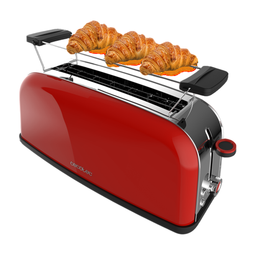 Купить Тостер Cecotec Toastin' time 850 красный в интернет-магазине DNS. Характеристики, цена Cecotec Toastin' time 850 | 9342974.