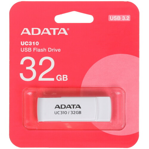 Купить Память USB Flash 32 ГБ A-Data UC310 [UC310-32G-RWH] в интернет-магазине DNS. Характеристики, цена A-Data UC310 | 5444790.