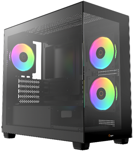 Купить Корпус Ocypus Gamma C52 ARGB [Gamma C52 BK ARGB] черный в интернет-магазине DNS. Характеристики, цена Ocypus Gamma C52 ARGB | 5631414.