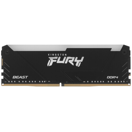 Купить Оперативная память Kingston FURY Beast Black RGB [KF432C16BB2A/8WP] 8 ГБ в интернет-магазине DNS. Характеристики, цена Kingston FURY Beast Black RGB | 5638519.