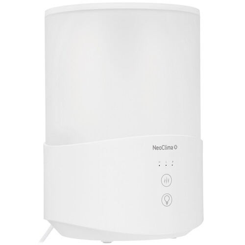 Купить Увлажнитель воздуха Neoclima NHL-2.5W [25 м², объем 2.5 л, ультразвуковой, ароматизация, белый] в интернет-магазине DNS. Характеристики, цена  | 8163589.