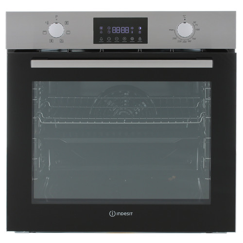 Купить Электрический духовой шкаф Indesit IFE 3644 J IX серебристый в интернет-магазине DNS. Характеристики, цена Indesit IFE 3644 J IX | 9987779.