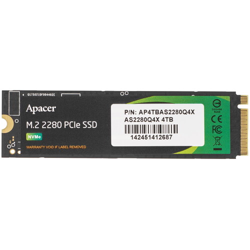 Купить 4000 ГБ M.2 NVMe накопитель Apacer AS2280Q4X [AP4TBAS2280Q4X-1] в интернет-магазине DNS. Характеристики, цена Apacer AS2280Q4X | 5605715.