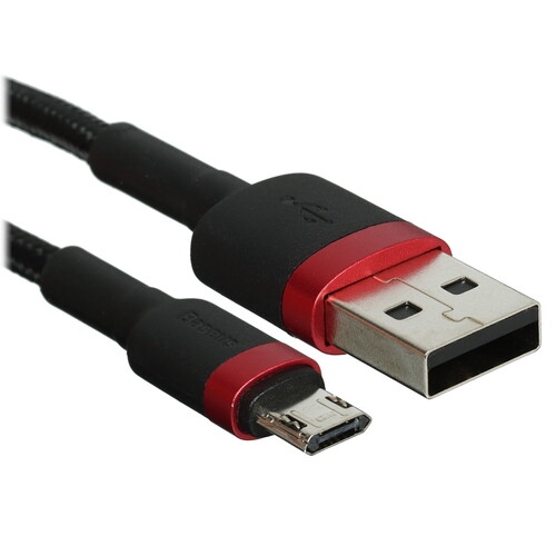 Купить Кабель Baseus micro USB-B - USB Type-A черный 3 м в интернет-магазине DNS. Характеристики, цена Baseus Cafule | 5627592.