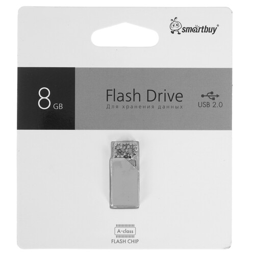 Купить Память USB Flash 8 ГБ Smartbuy 008GB MU30 Metal [SB008GBMU30] в интернет-магазине DNS. Характеристики, цена Smartbuy 008GB MU30 Metal | 9055359.