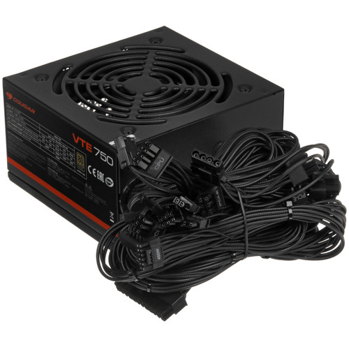 Купить Блок питания Cougar VTE 750 [31VA075.6433P] черный в интернет-магазине DNS. Характеристики, цена Cougar VTE 750 | 5454637.