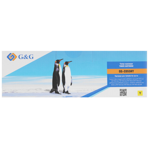 Купить Картридж лазерный G&G GG-C055HY желтый в интернет-магазине DNS. Характеристики, цена G&G GG-C055HY | 9065579.