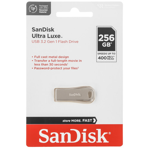 Купить Память USB Flash 256 ГБ SanDisk Ultra Luxe [SDCZ74-256G-G46] в интернет-магазине DNS. Характеристики, цена SanDisk Ultra Luxe | 5470880.