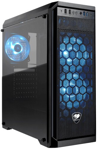 Купить Корпус Cougar MX330-G Air  черный в интернет-магазине DNS. Характеристики, цена Cougar MX330-G Air | 1625170.