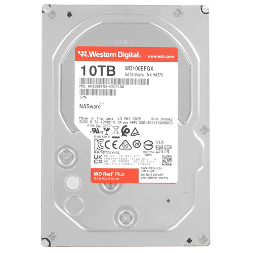 Купить 10 ТБ Жесткий диск WD Red Plus [WD100EFGX] в интернет-магазине DNS. Характеристики, цена WD Red Plus | 5642647.
