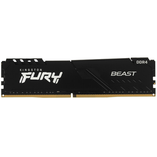 Купить Оперативная память Kingston FURY Beast Black [KF432C16BB/4] 4 ГБ в интернет-магазине DNS. Характеристики, цена Kingston FURY Beast Black | 5053517.