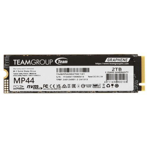 Купить 2000 ГБ M.2 NVMe накопитель TEAMGROUP MP44 [TM8FPW002T0C101] в интернет-магазине DNS. Характеристики, цена TEAMGROUP MP44 | 5456967.
