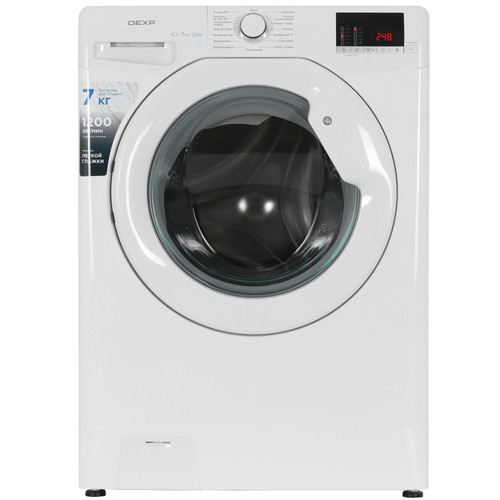 Купить Стиральная машина DEXP WF-7A1R белый в интернет-магазине DNS. Характеристики, цена DEXP WF-7A1R | 9255368.