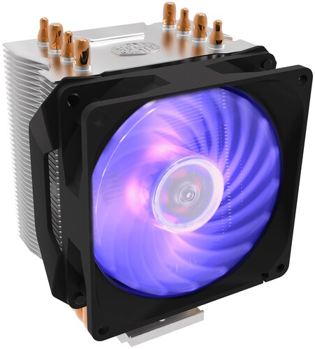 Купить Кулер для процессора Cooler Master Hyper H410R RGB [RR-H410-20PC-R1] черный в интернет-магазине DNS. Характеристики, цена Cooler Master Hyper H410R RGB | 1619258.