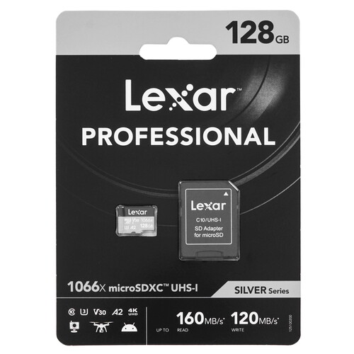 Купить Карта памяти Lexar microSDXC 128 ГБ [LMS1066128G-BNANG] в интернет-магазине DNS. Характеристики, цена  | 5456365.