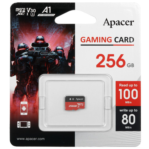 Купить Карта памяти Apacer microSDXC 256 ГБ [AP256GMCSX10U7-RAGC] в интернет-магазине DNS. Характеристики, цена  | 5456922.