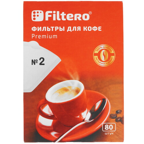 Купить Одноразовые фильтры Filtero №2/240 Premium №2 белый в интернет-магазине DNS. Характеристики, цена Filtero №2/240 Premium | 9235050.