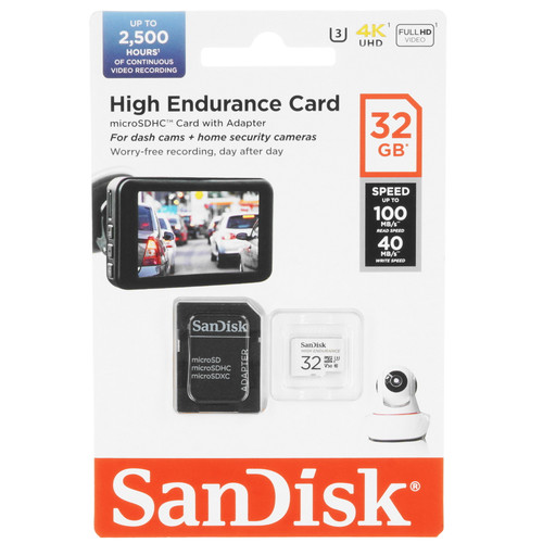 Купить Карта памяти SanDisk High Endurance microSDHC 32 ГБ [SDSQQNR-032G-GN6IA] в интернет-магазине DNS. Характеристики, цена  | 5470854.