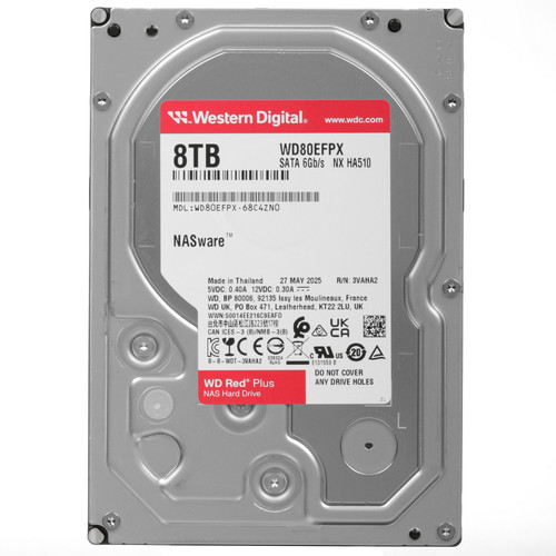 Купить 8 ТБ Жесткий диск WD Red Plus [WD80EFPX] в интернет-магазине DNS. Характеристики, цена WD Red Plus | 9309846.