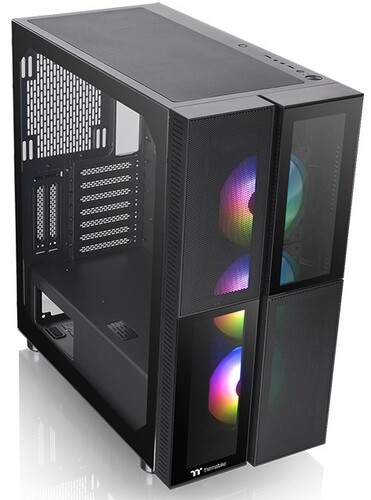 Купить Корпус Thermaltake Versa T26 TG ARGB [CA-1W1-00M1WN-01] черный в интернет-магазине DNS. Характеристики, цена Thermaltake Versa T26 TG ARGB | 5040364.