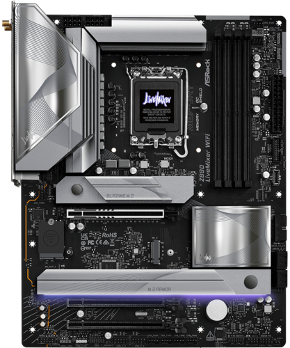 Купить Материнская плата ASRock Z890 LiveMixer WiFi в интернет-магазине DNS. Характеристики, цена ASRock Z890 LiveMixer WiFi | 5618749.