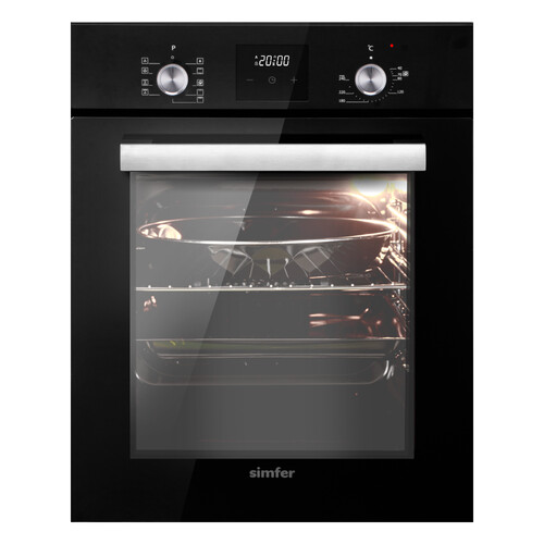 Купить Электрический духовой шкаф Simfer B4EB59070 черный в интернет-магазине DNS. Характеристики, цена Simfer B4EB59070 | 9240911.