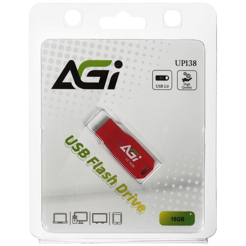Купить Память USB Flash 16 ГБ Agi UP138 [AGI016GARUP138-RT] в интернет-магазине DNS. Характеристики, цена Agi UP138 | 5621115.