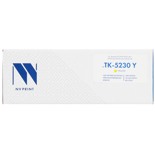 Купить Картридж лазерный NV-Print NV-TK-5230 желтый в интернет-магазине DNS. Характеристики, цена NV-Print NV-TK-5230 | 9095638.