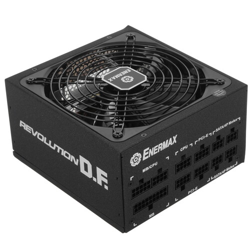 Купить Блок питания Enermax REVOLUTION D.F. 850W [ERF850EWT] черный в интернет-магазине DNS. Характеристики, цена Enermax REVOLUTION D.F. 850W | 4847420.