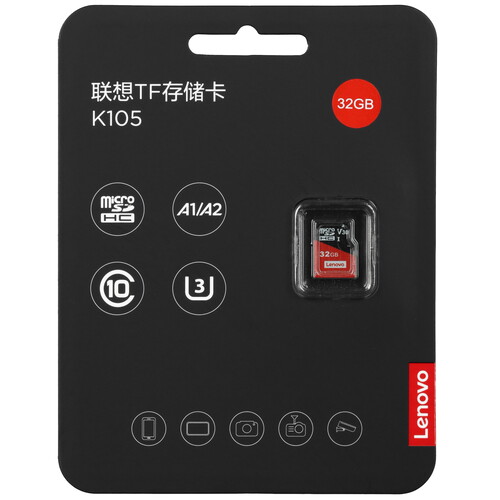 Купить Карта памяти Lenovo K105 microSDHC 32 ГБ [QXB1P41597] в интернет-магазине DNS. Характеристики, цена  | 5451799.