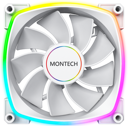 Купить Реверсный вентилятор Montech RX 140 PWM  белый в интернет-магазине DNS. Характеристики, цена Montech RX 140 PWM | 5433920.
