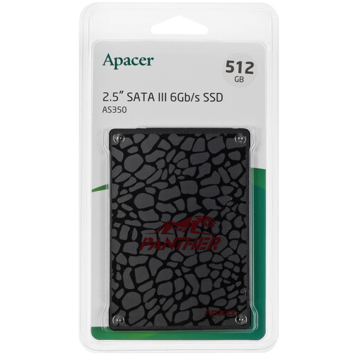Купить 512 ГБ 2.5" SATA накопитель Apacer AS350 PANTHER в интернет-магазине DNS. Характеристики, цена Apacer AS350 PANTHER | 1319615.