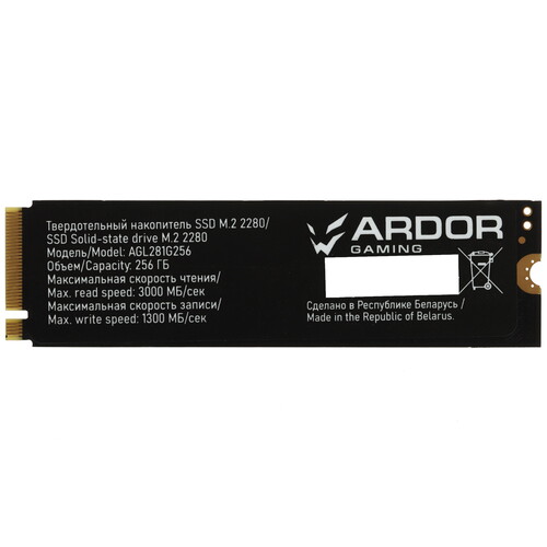 Купить 256 ГБ M.2 NVMe накопитель ARDOR GAMING Lore L281 в интернет-магазине DNS. Характеристики, цена ARDOR GAMING Lore L281 | 9170734.