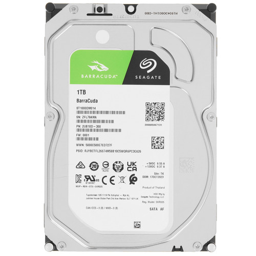 Купить 1 ТБ Жесткий диск Seagate BarraCuda [ST1000DM014] в интернет-магазине DNS. Характеристики, цена Seagate BarraCuda | 5429530.