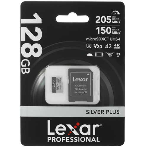 Купить Карта памяти Lexar Professional Silver Plus microSDXC 128 ГБ [LMSSIPL128G-BNANC] в интернет-магазине DNS. Характеристики, цена  | 5641138.