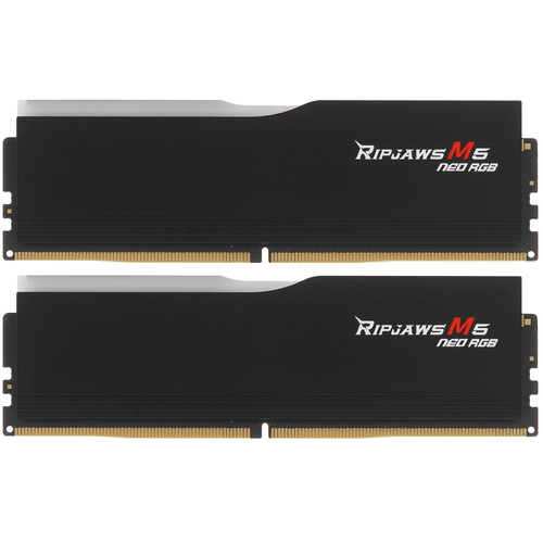 Купить Оперативная память G.Skill RIPJAWS M5 NEO [F5-6000J3036F24GX2-RM5NRK] 48 ГБ в интернет-магазине DNS. Характеристики, цена G.Skill RIPJAWS M5 NEO | 5616347.