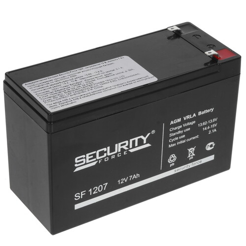 Купить Аккумуляторная батарея для ИБП SECURITY FORCE SF 1207 в интернет-магазине DNS. Характеристики, цена SECURITY FORCE SF 1207 | 4896213.