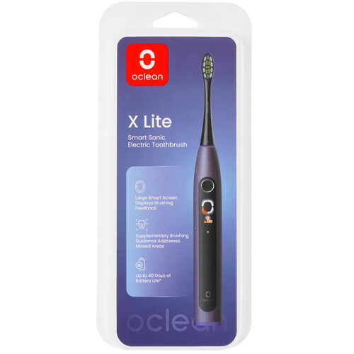 Купить Электрическая зубная щетка Oclean X Lite синий в интернет-магазине DNS. Характеристики, цена Oclean X Lite | 9211734.