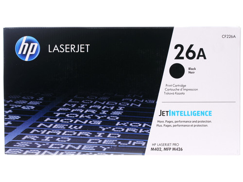 Купить Картридж лазерный HP 26A (CF226A) черный в интернет-магазине DNS. Характеристики, цена HP 26A (CF226A) | 1031243.
