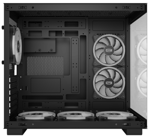 Купить Корпус PCCooler C3 T500 ARGB BK [C3-T500BKD6-GL] черный в интернет-магазине DNS. Характеристики, цена PCCooler C3 T500 ARGB BK | 5459006.