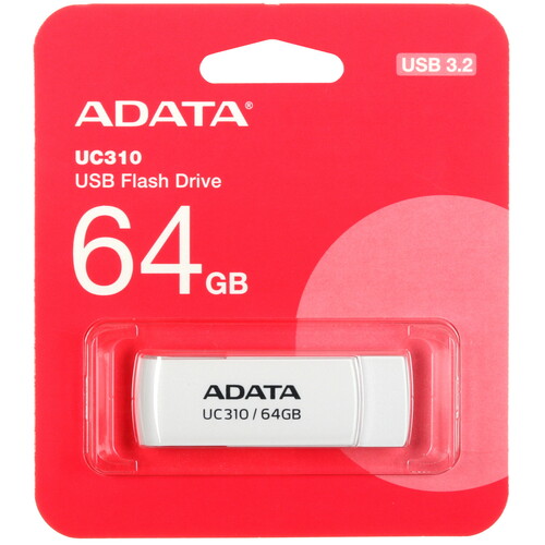 Купить Память USB Flash 64 ГБ A-Data UC310 [UC310-64G-RWH] в интернет-магазине DNS. Характеристики, цена A-Data UC310 | 5444802.