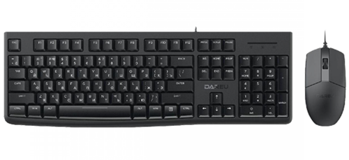 Купить Клавиатура+мышь  проводная  Dareu MK185 ver2 черный в интернет-магазине DNS. Характеристики, цена Dareu MK185 ver2 | 9167516.
