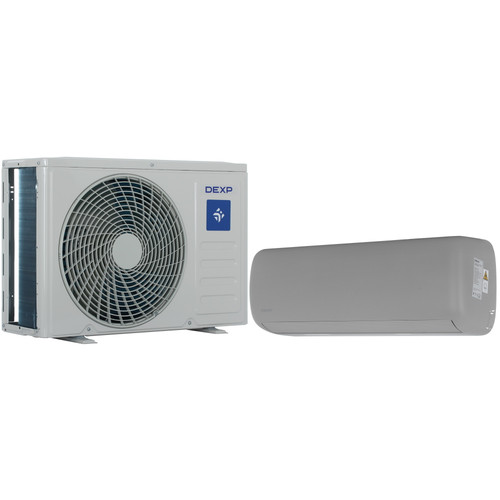 Купить Кондиционер настенный сплит-система DEXP AC-KMD12INV серый в интернет-магазине DNS. Характеристики, цена DEXP AC-KMD12INV | 9165735.